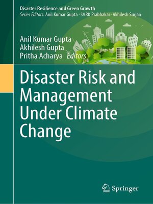 cover image of Disaster Risk and Management Under Climate Change